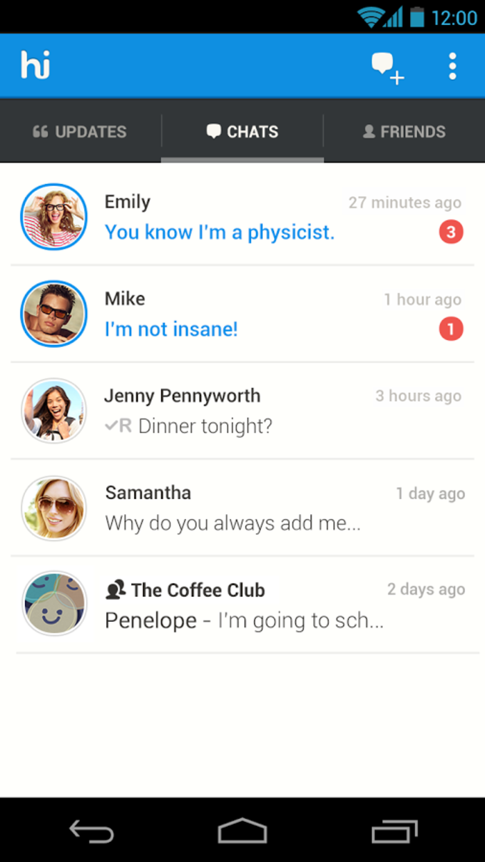 Secret messaging apps for android